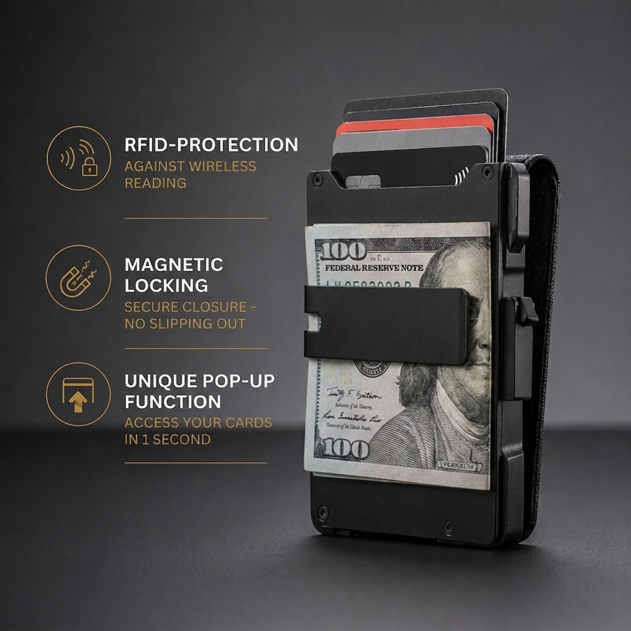 B&C MagVault® Minimalist Wallet - Maximum Capacity. Minimal Footprint.
