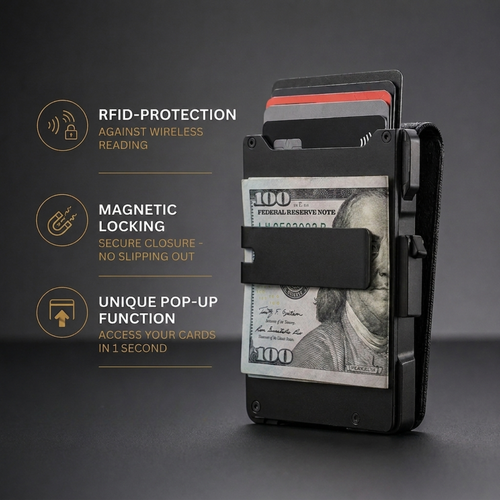 B&C MagVault® Minimalist Wallet - Maximum Capacity. Minimal Footprint.