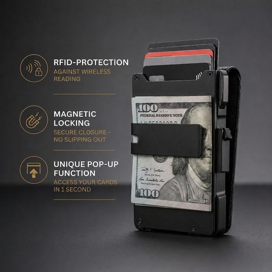 B&C MagVault® Minimalist Wallet - Maximum Capacity. Minimal Footprint.