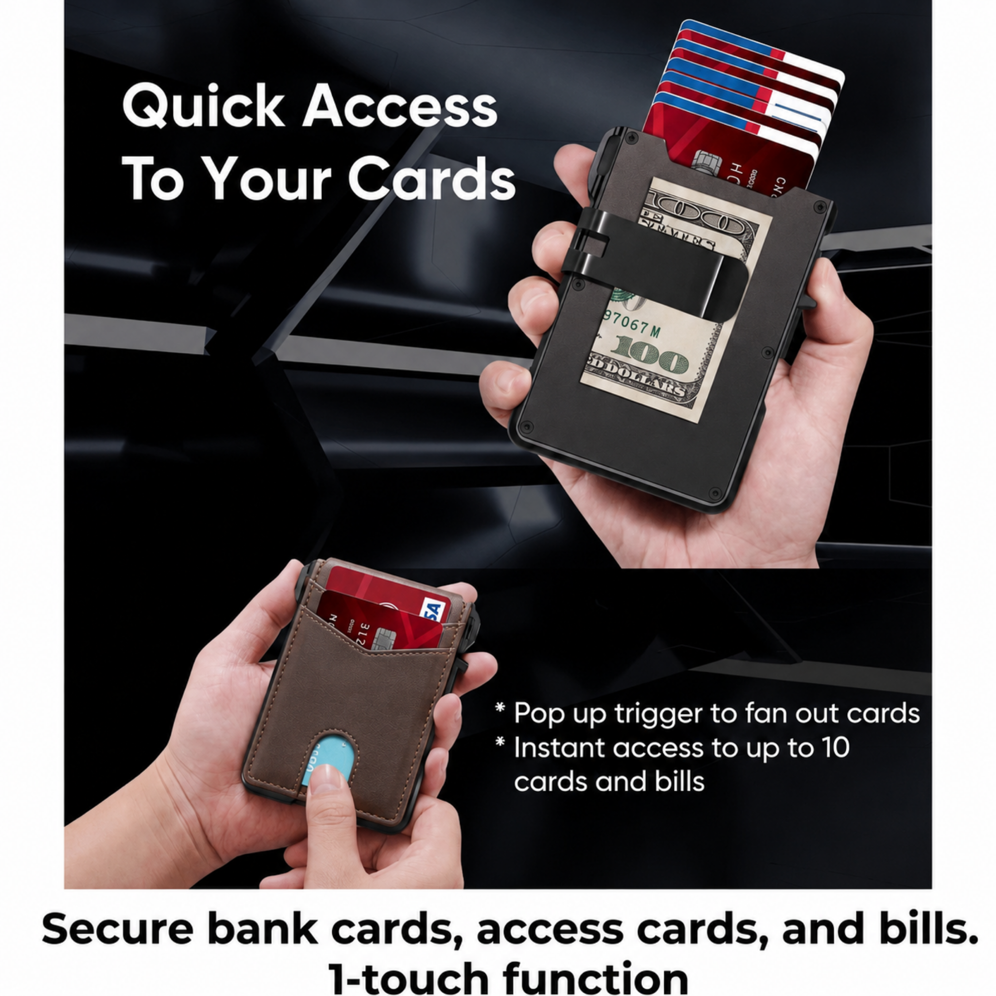 B&C MagVault® Minimalist Wallet - Maximum Capacity. Minimal Footprint.