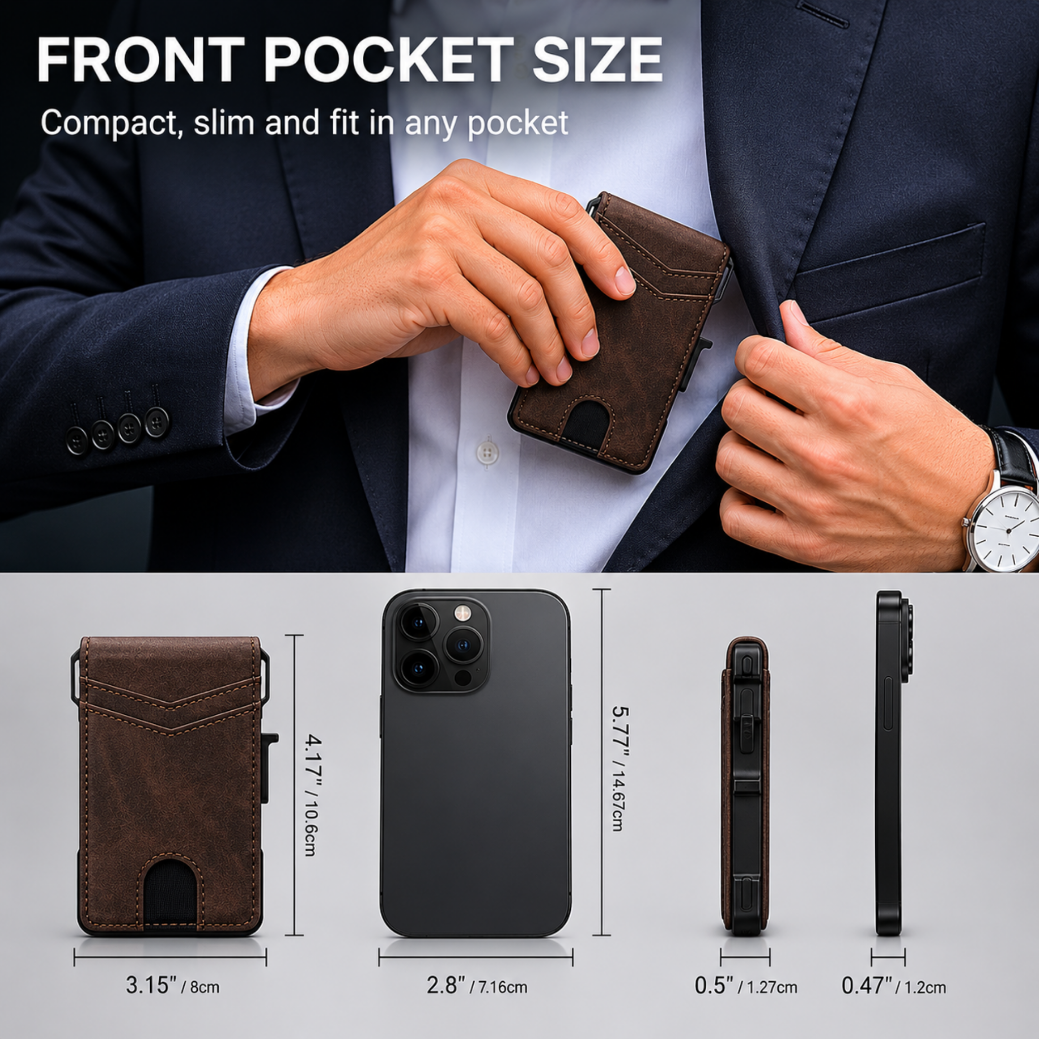 B&C MagVault® Minimalist Wallet - Maximum Capacity. Minimal Footprint.